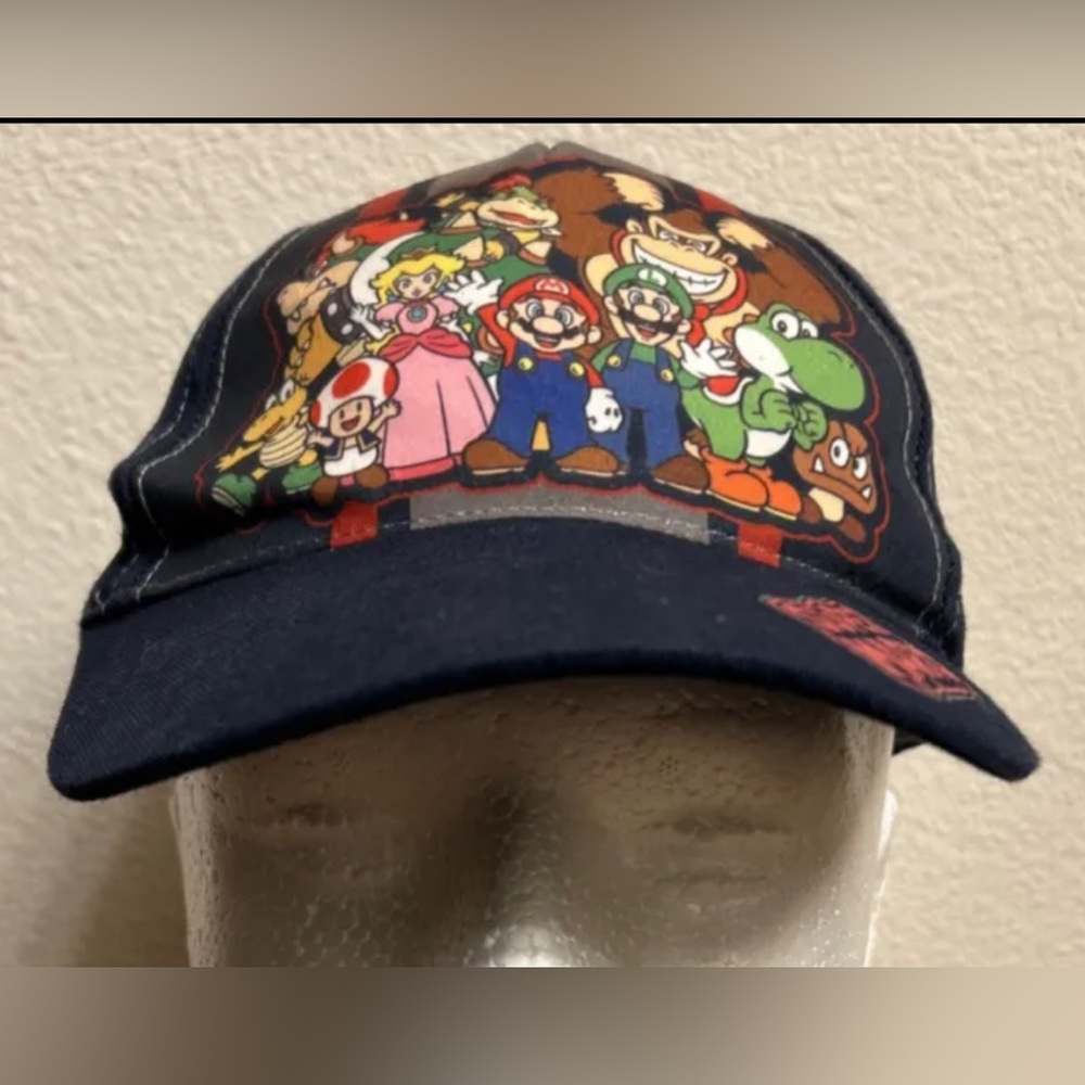 Nintendo Super Mario Cap Hat youth Snap Back 2018